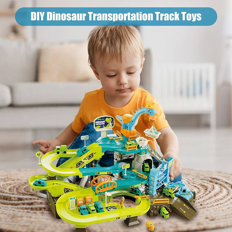 کیت ماشین بازی مدل Dino Track Adventure