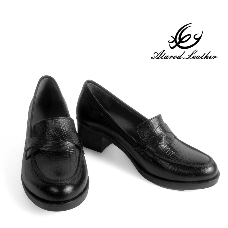 کفش زنانه چرم عطارد مدل چرم طبیعی کد SH146
