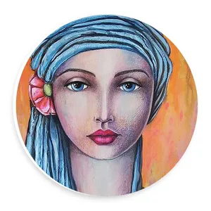 دیوارکوب طرح پرتره زن مدل wtb264