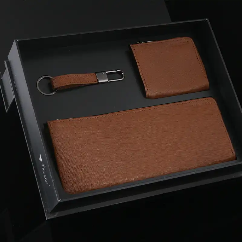 ست هدیه مردانه چرم یلسان مدل رادمهر کد 2-RDN-KIA-092-HRM