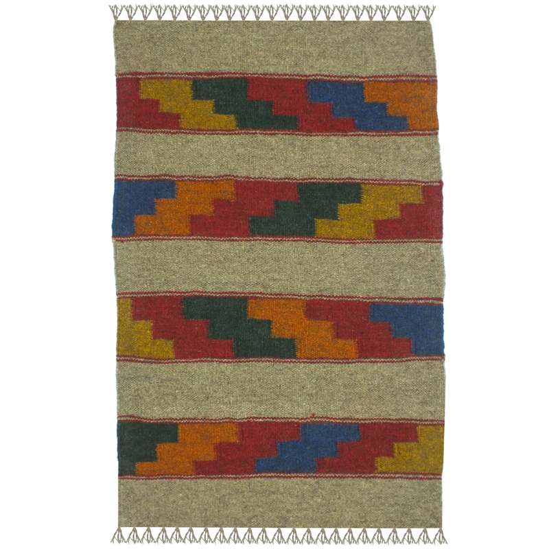 گلیم دستبافت یک متری مدل پادری کد J1624 گلیم دستبافت یک متری مدل پادری کد J1624