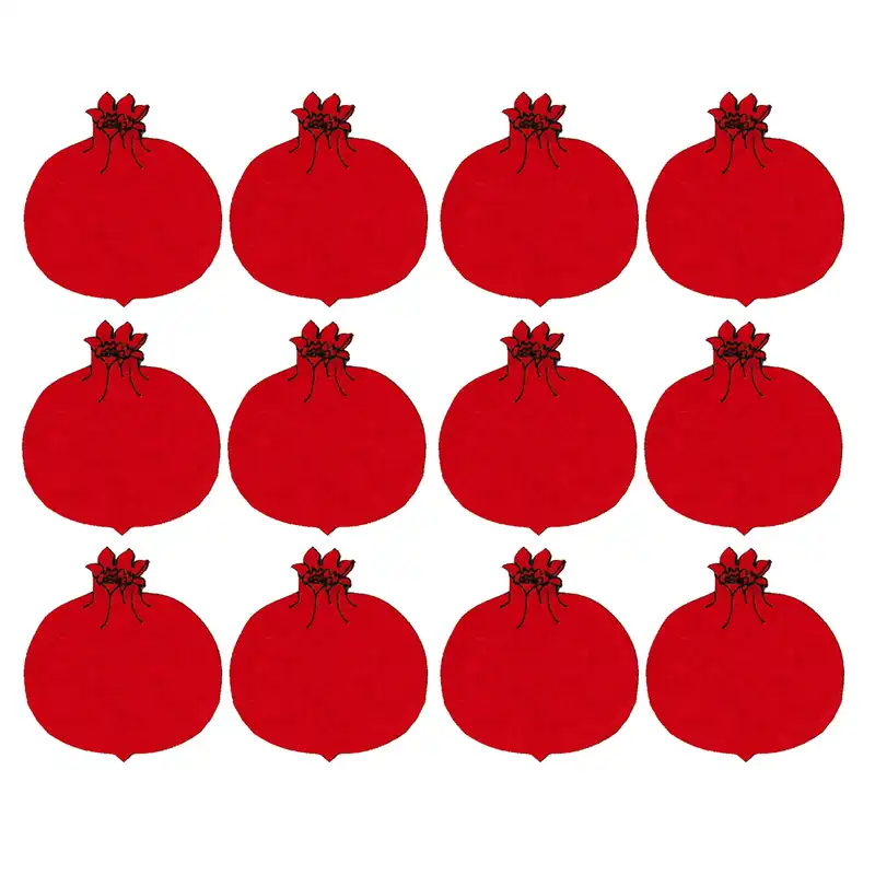 دکمه کارانس طرح انار مدل AK-91 بسته 12 عددی