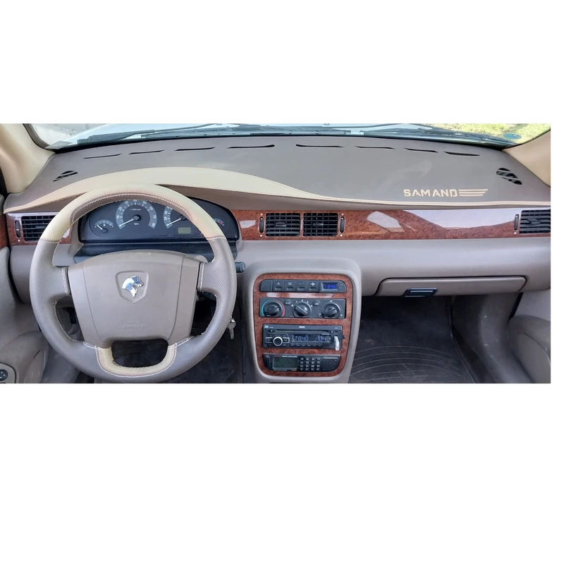عکس شماره 2 : روکش داشبورد خودرو مدل لاکچری چرمی مناسب برای سمند
