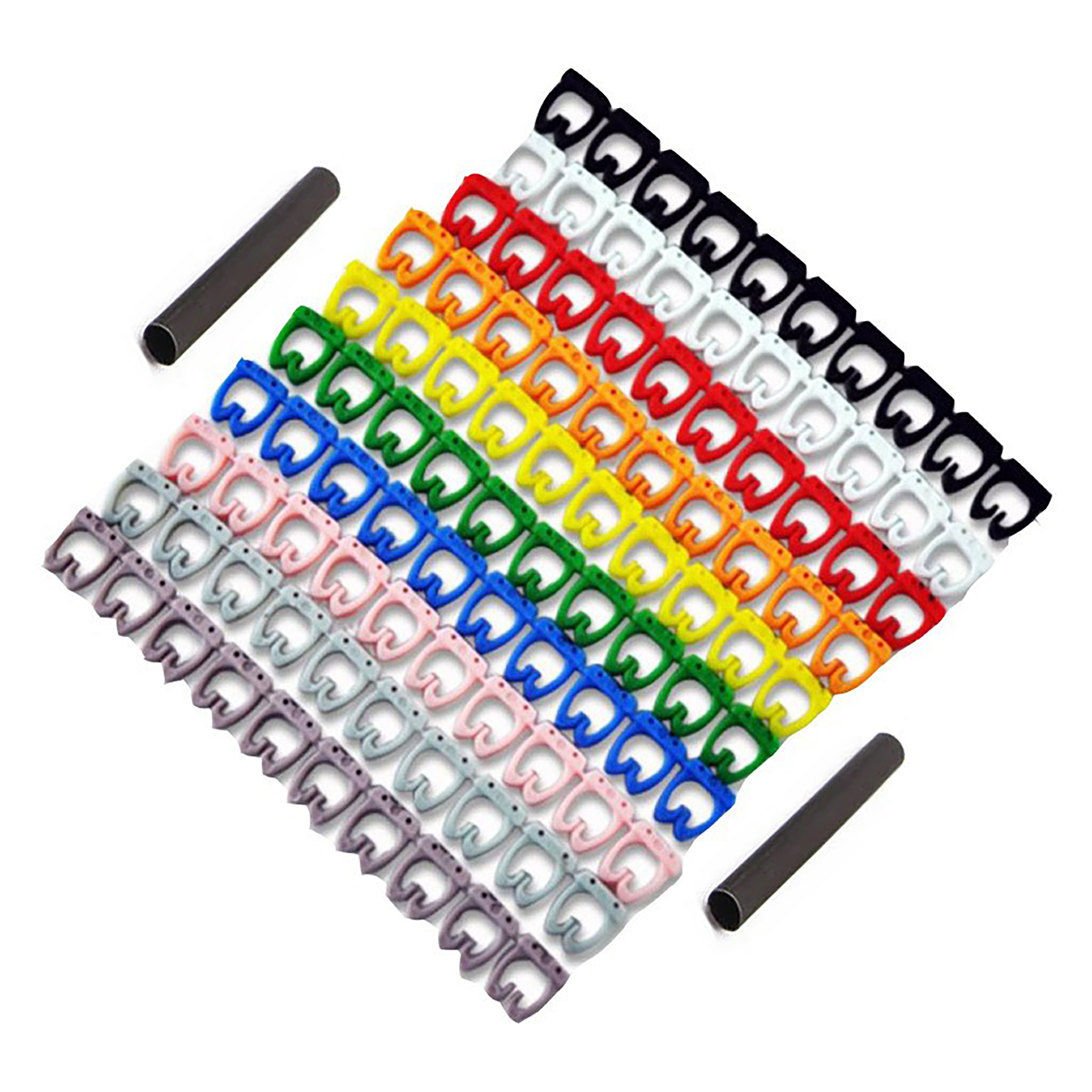 گیره علامت گذاری سیم و کابل مدل OU YASEN بسته 100 عددی