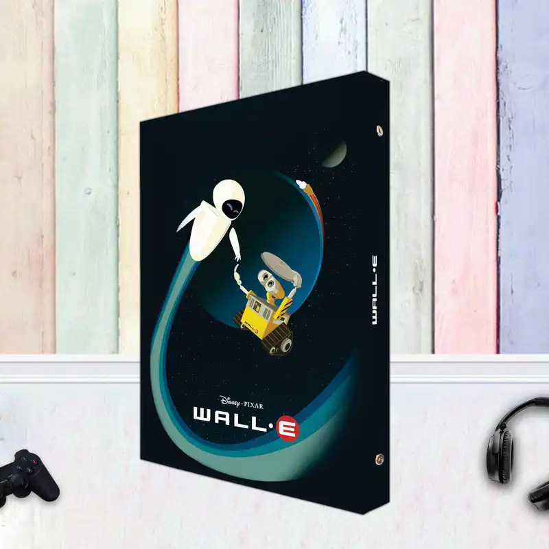 دفتر کلاسوری 100 برگ پدیده نقش مدل 26 حلقه کالکشن انیمیشن طرح والی wall.e کد 04