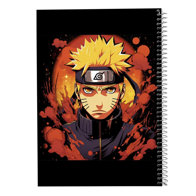 دفتر شطرنجی 50 برگ مدوپد مدل Naroto کد DF11417