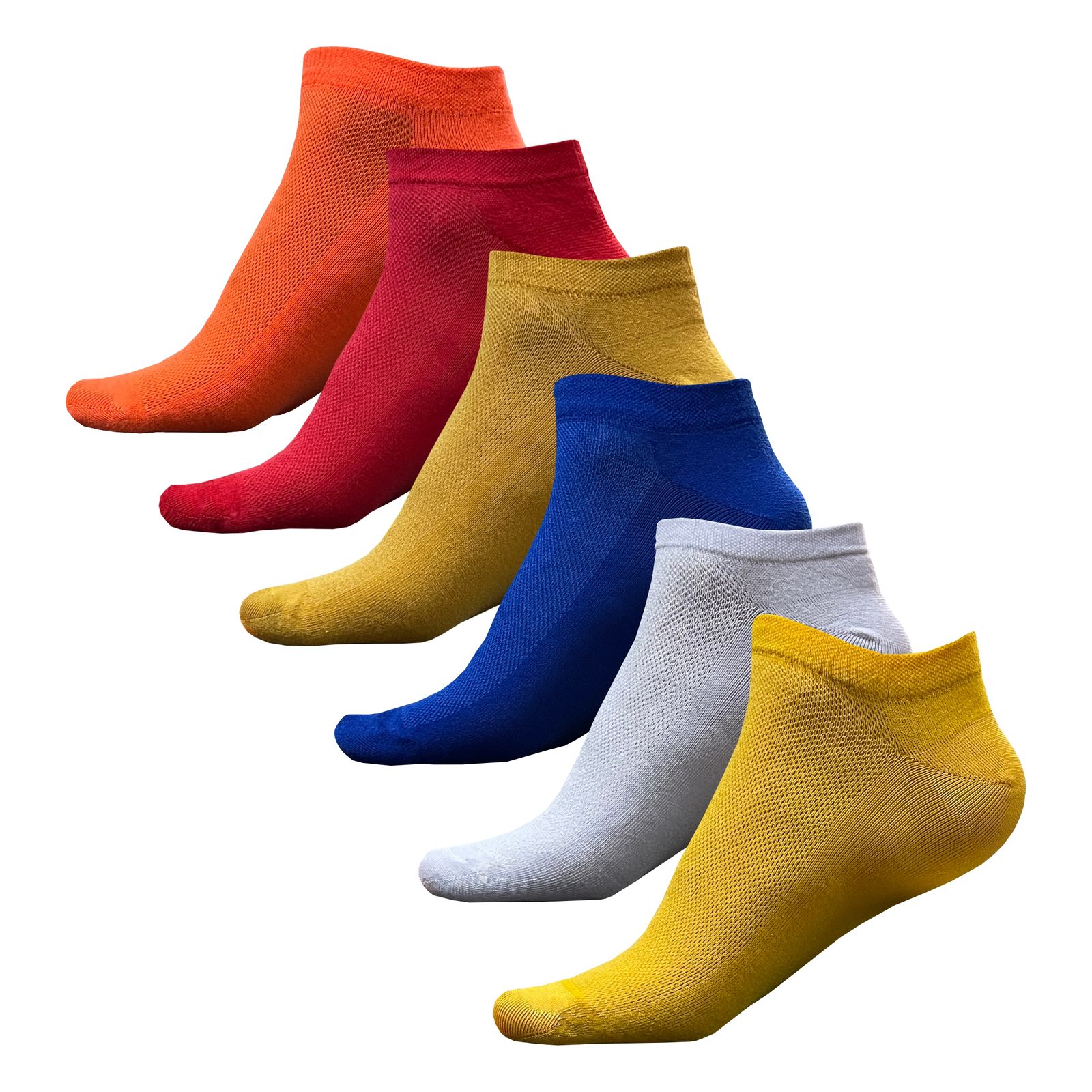 جوراب مردانه هورا مهر مدل تنفسی HS-SVO2 مجموعه ۶ عددی -  - 1