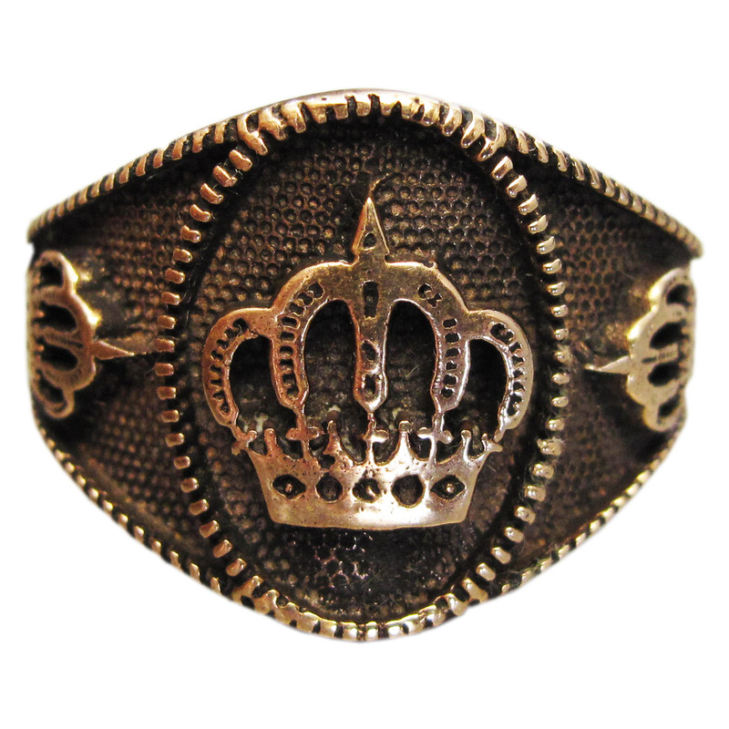 انگشتر مردانه طرح تاج کد‌‌‌‌ AR79