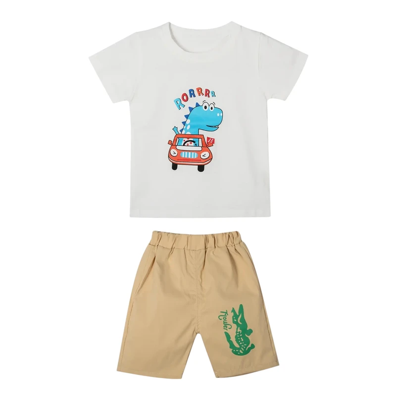 ست تی شرت و شلوارک بچگانه مدل MD3-CF3499