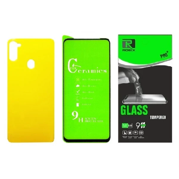 محافظ صفحه نمایش وپشت روبیکس مدل CR-A11مناسب برای گوشی موبایل سامسونگ Galaxy A11
