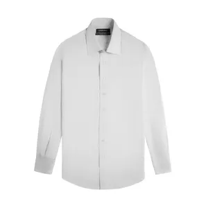 پیراهن آستین بلند یقه برگردان مردانه کروم مدل 2410122
