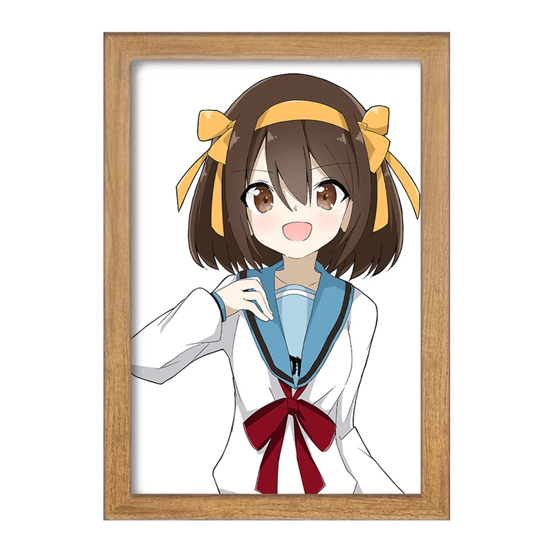 تابلو خندالو مدل هاروهی انیمه ناپدید شدن هارومی سوزومیا The Disappearance of Haruhi Suzumiya  کد 23123
