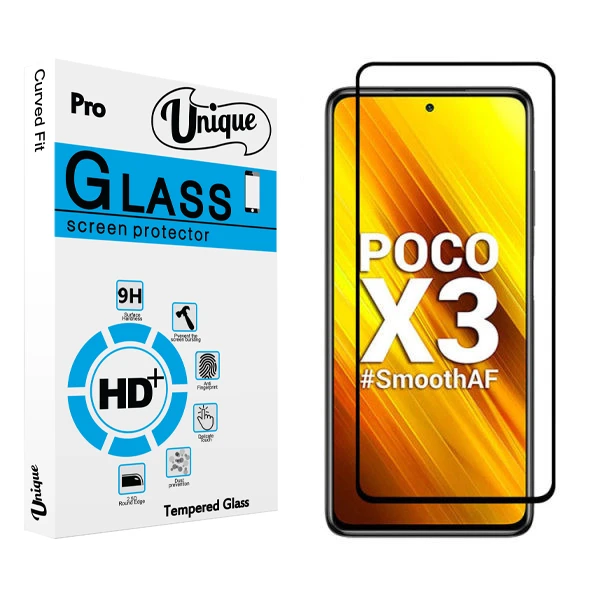 محافظ صفحه نمایش يونيک مدل +Clear مناسب برای گوشی موبایل شیائومی Poco X3