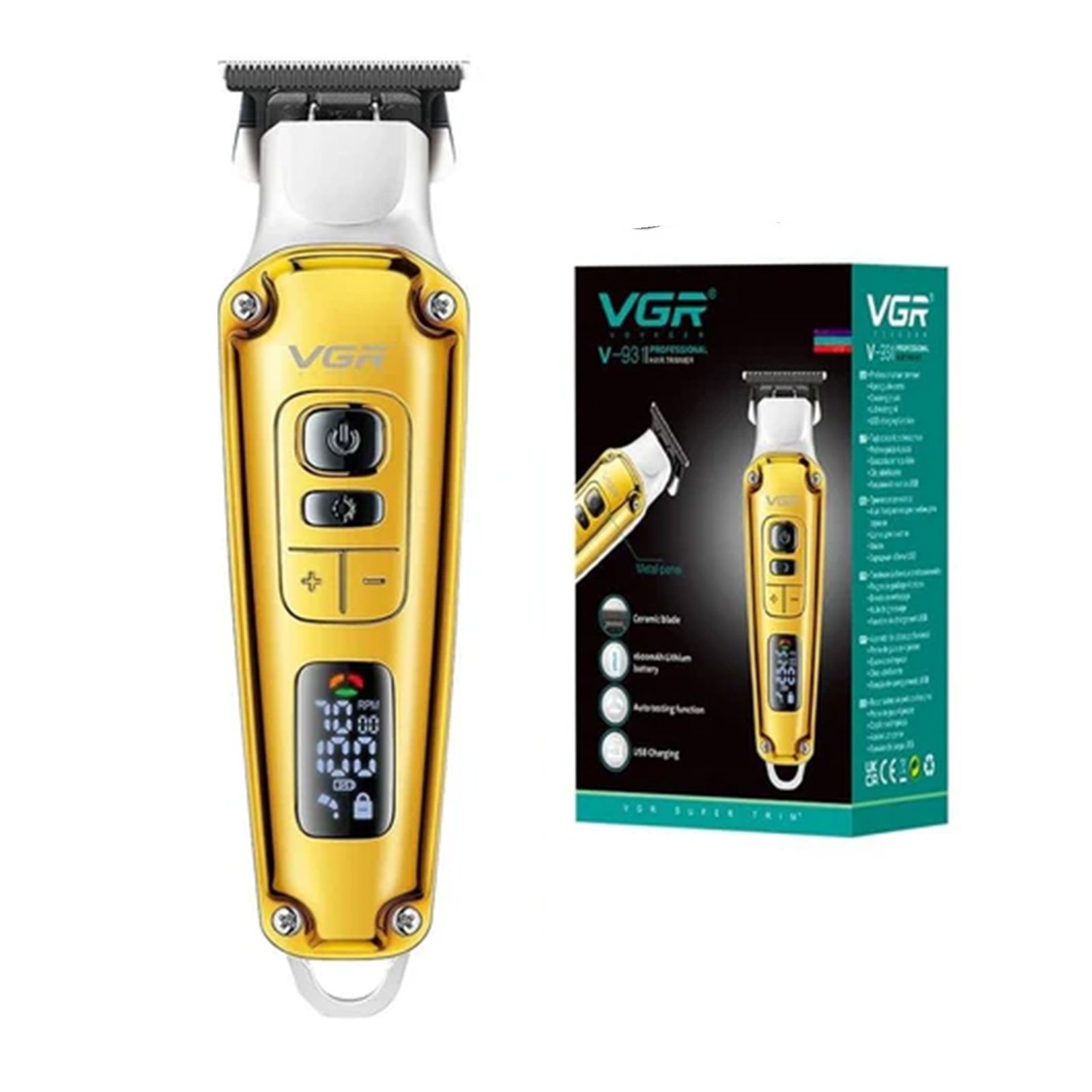 ماشین اصلاح موی سر و صورت وی جی ار مدل V-931 -  - 5