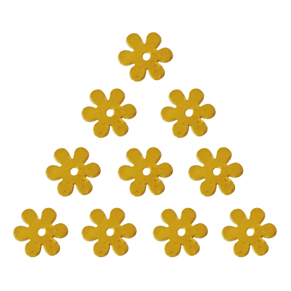 آویز پابند طرح گل کد AP 02 مجموعه 10 عددی