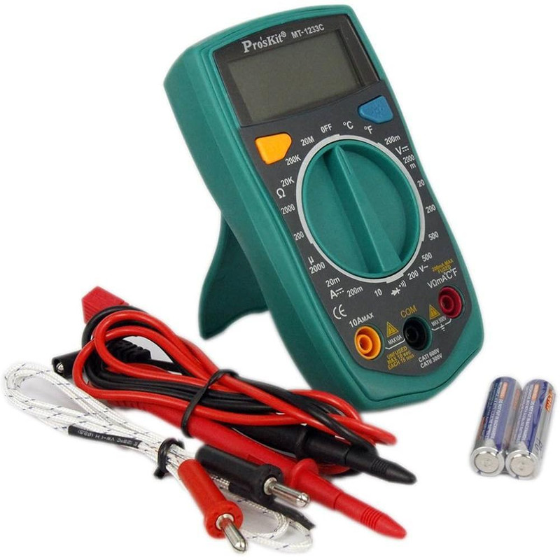 مولتی متر دیجیتال پروسکیت مدل MT-1233C مولتی متر دیجیتال پروسکیت مدل MT-1233C