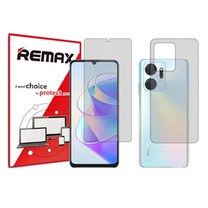 Remix matte screen protector HyMTT model suitable for the Honor X7a mobile phone along with the back of the phone
