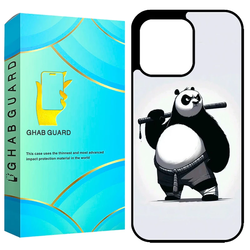 کاور قاب گارد طرح پاندا کنگ فو کار مدل GCHP13PM مناسب برای گوشی موبایل اپل iPhone 13 Pro Max