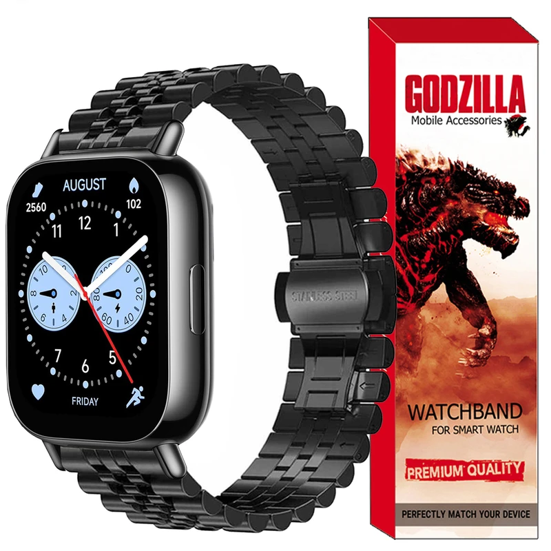 بند گودزیلا مدل 5BID مناسب برای ساعت هوشمند شیائومی Redmi Watch 5 Lite 22MM