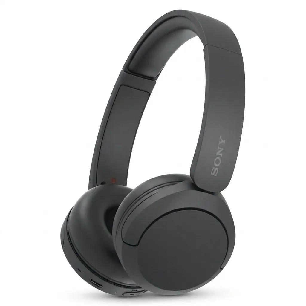 هدفون بلوتوثی سونی مدل WH-CH520 درگاه شارژ USB Type-C، دارای طراحی چرخشی برای حمل و نگهداری آسان