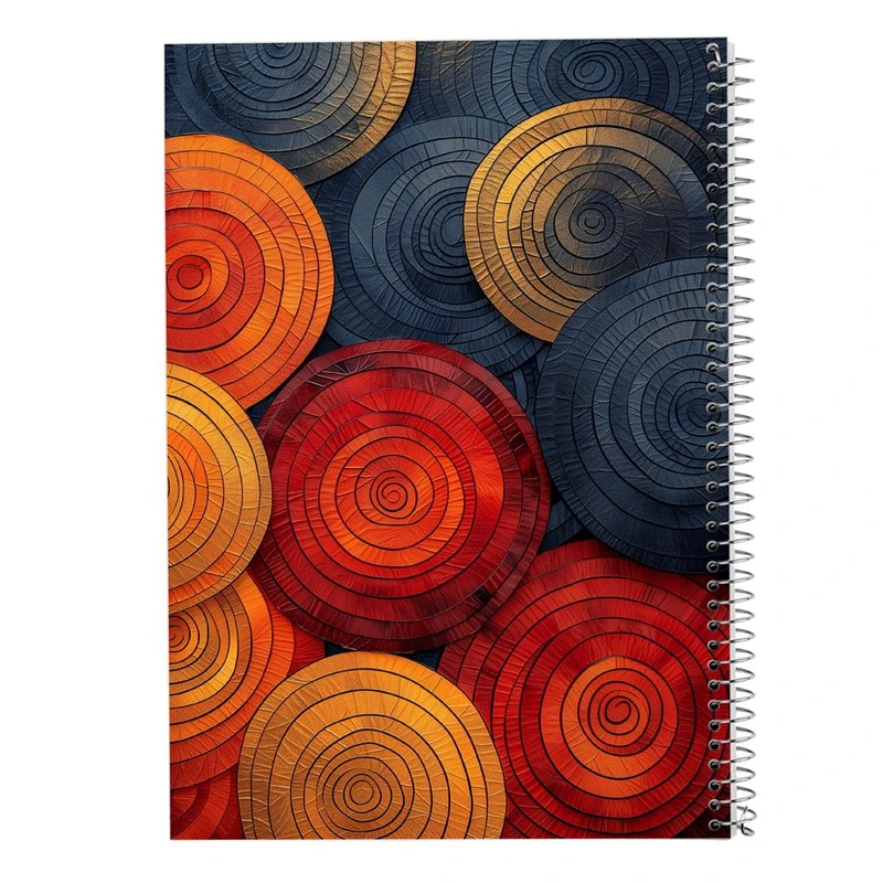 دفتر ژورنال نویسی 50 برگ مدوپد مدل نقطه ای طرح اشکال فانتزی کد DF16170