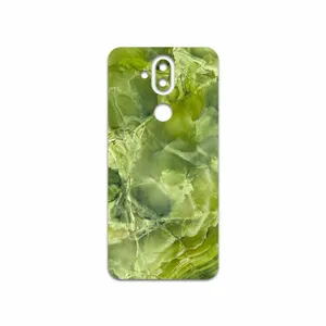MAHOOT Green Crystal Marble Cover Sticker for Nokia 8.1