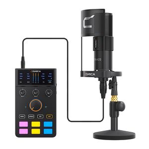 کیت میکروفون و کارت صدا کامیکا مدل ADCaster C1-K1