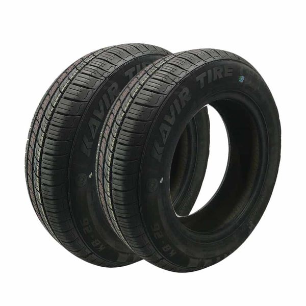لاستیک خودرو کویر تایر مدل KB26 سایز 165/65R13 - دو حلقه 