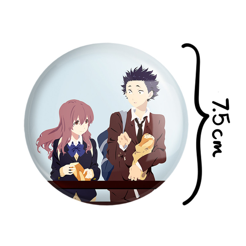 آینه جیبی خندالو طرح شوکو نیشیمیا و شویا ایشیدا انیمه سایلنت ویس A Silent Voice مدل تاشو کد 15793 آینه جیبی خندالو طرح شوکو نیشیمیا و شویا ایشیدا انیمه سایلنت ویس A Silent Voice مدل تاشو کد 15793