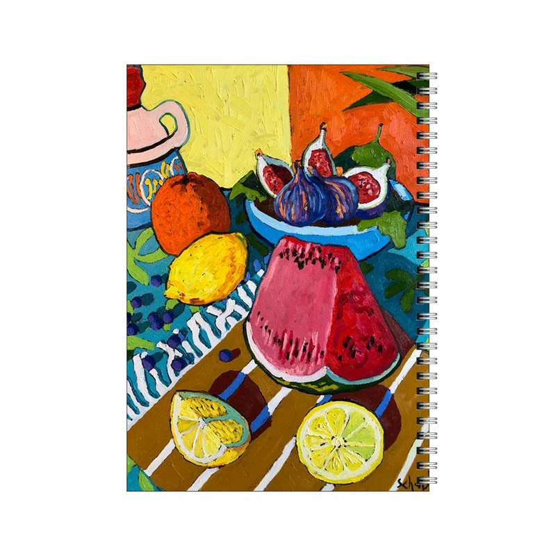 دفتر مشق 50 برگ بامبیلیپ طرح هندوانه،انجیر،لیموترش کد 5700830