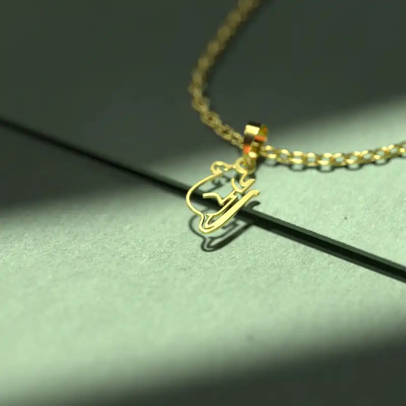 گردنبند طلا 18 عیار زنانه مدوپد مدل موش کد B3-1-1322