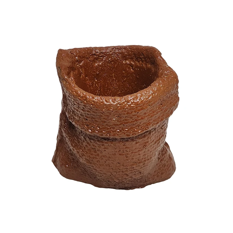گلدان سنگی طرح گونی کد A-703