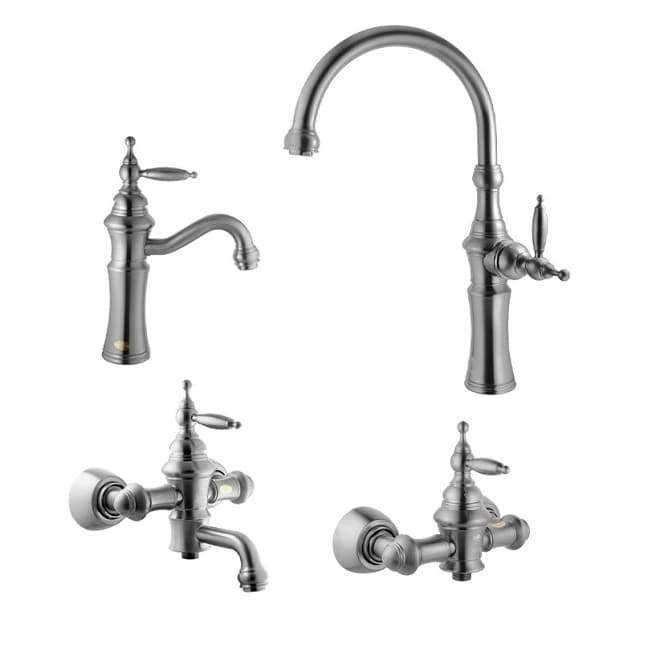 ست شیرآلات درخشان مدل بل مجموعه 4 عددی