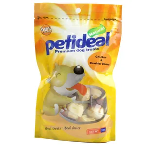  غذای تشویقی سگ پتی دیل مدل Chicken and Rawhide Bones وزن 100 گرم
