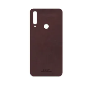 MAHOOT Matte-Dark-Brown-Leather Cover Sticker for Honor 9X