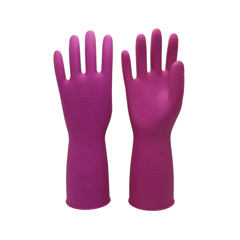 دستکش نظافت ویولت مدل ساق کوتاه دستکش نظافت ویولت مدل ساق کوتاه