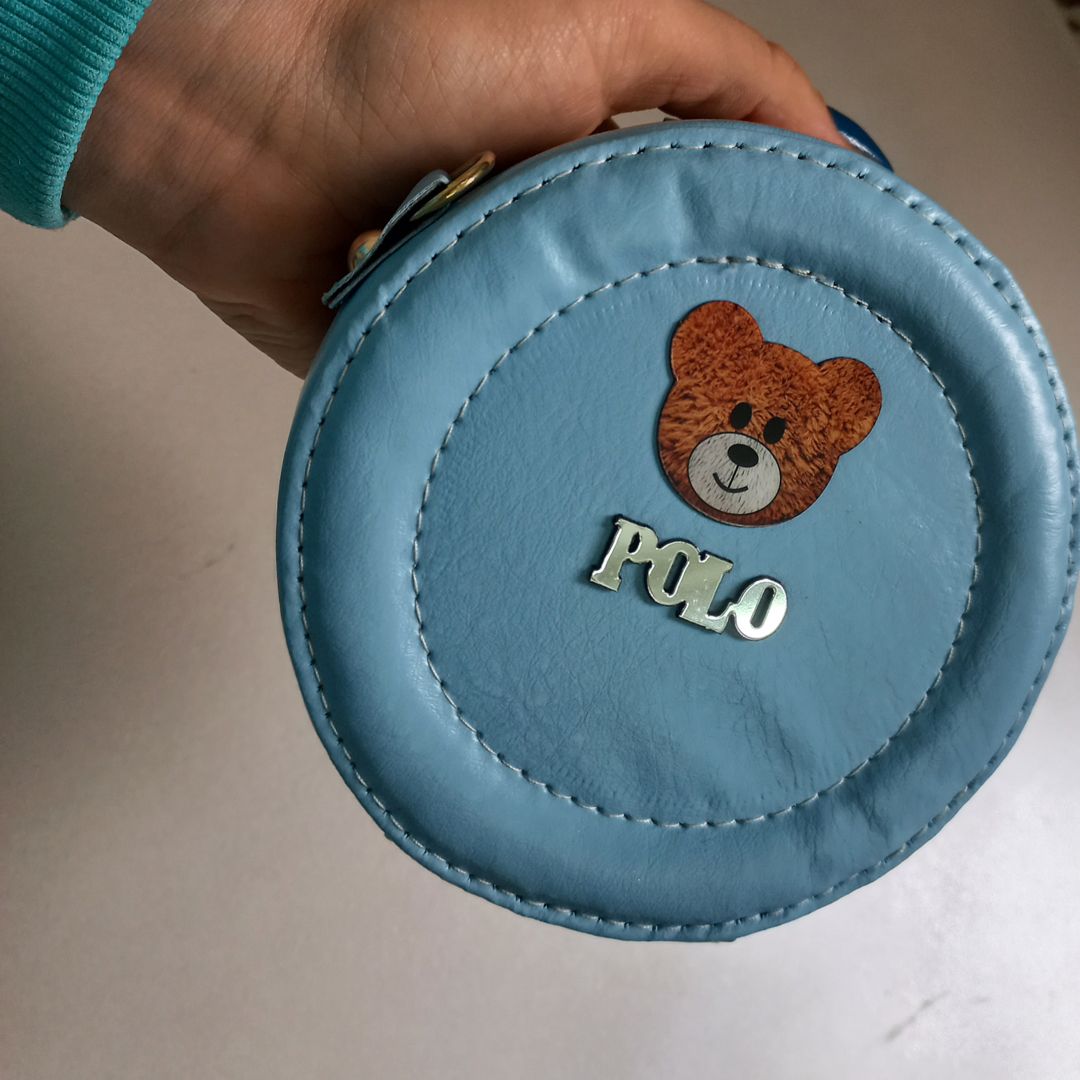 کیف رودوشی دخترانه مدل فانتزی عروسکی خرسی کد 206