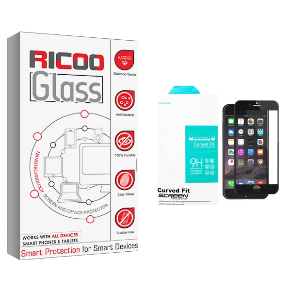 محافظ صفحه نمایش سرامیکی مات ریکوو مدل +HD مناسب برای گوشی موبایل اپل Iphone 7/ 8
