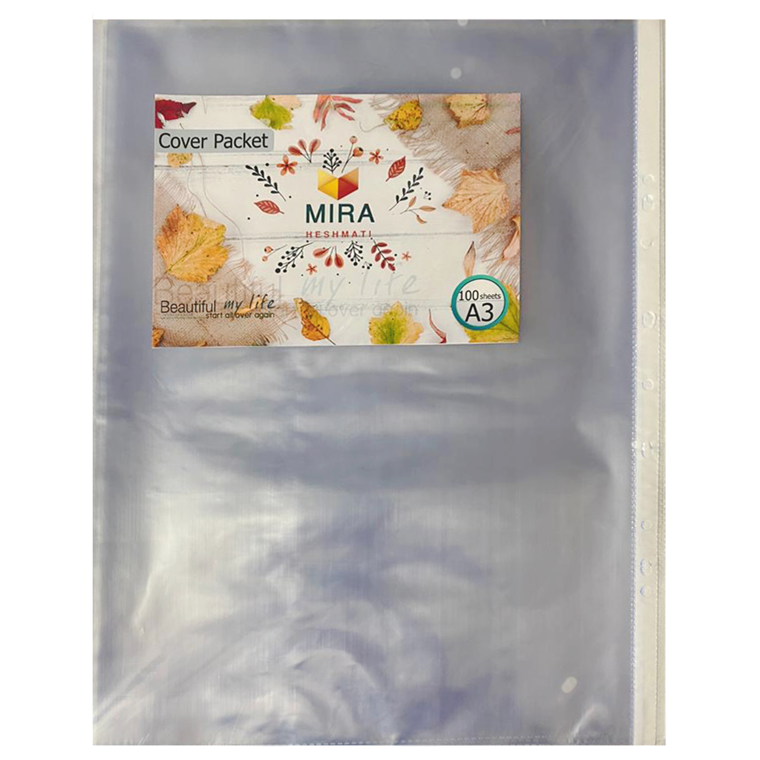 کاور کاغذ A3 میرا مدل C100A3 بسته 100 عددی