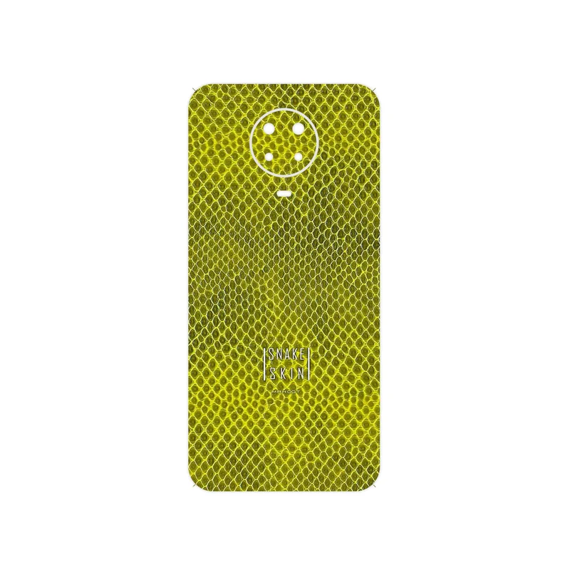 برچسب پوششی ماهوت مدل Yellow Snake Skin مناسب برای گوشی موبایل نوکیا G20