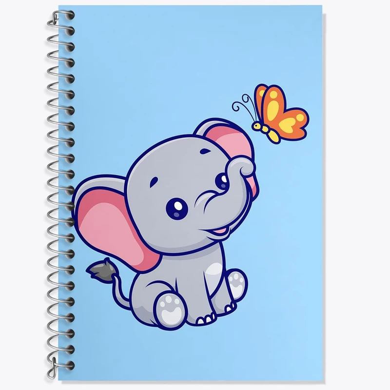 دفتر لغت 50 برگ خندالو مدل فیل کد 8630