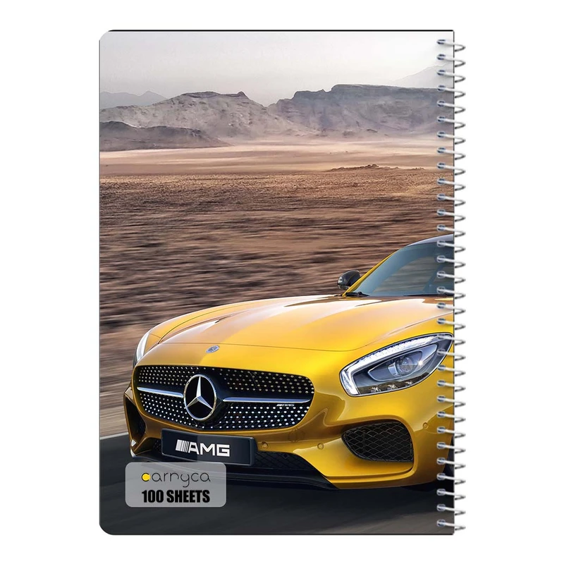 دفتر مشق 100 برگ سیمی کارنیکا طرح مرسدس‑بنز ا ام جی Mercedes‑Benz AMG کد 87803
