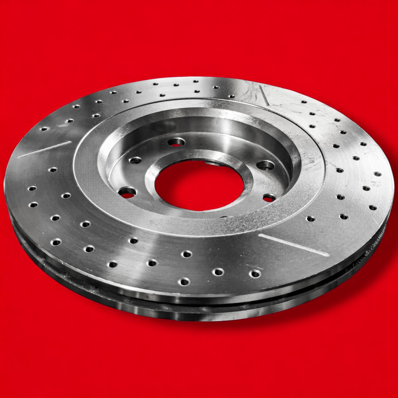 دیسک چرخ جلو کاردینال مدل سوراخ دار مناسب برای پژو پارس بسته ۲ عددی