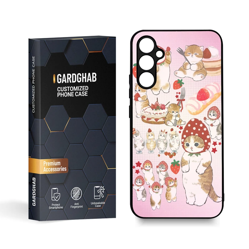 کاور گارد قاب مدل دورژله ای فانتزی مناسب برای گوشی موبایل سامسونگ Galaxy A34