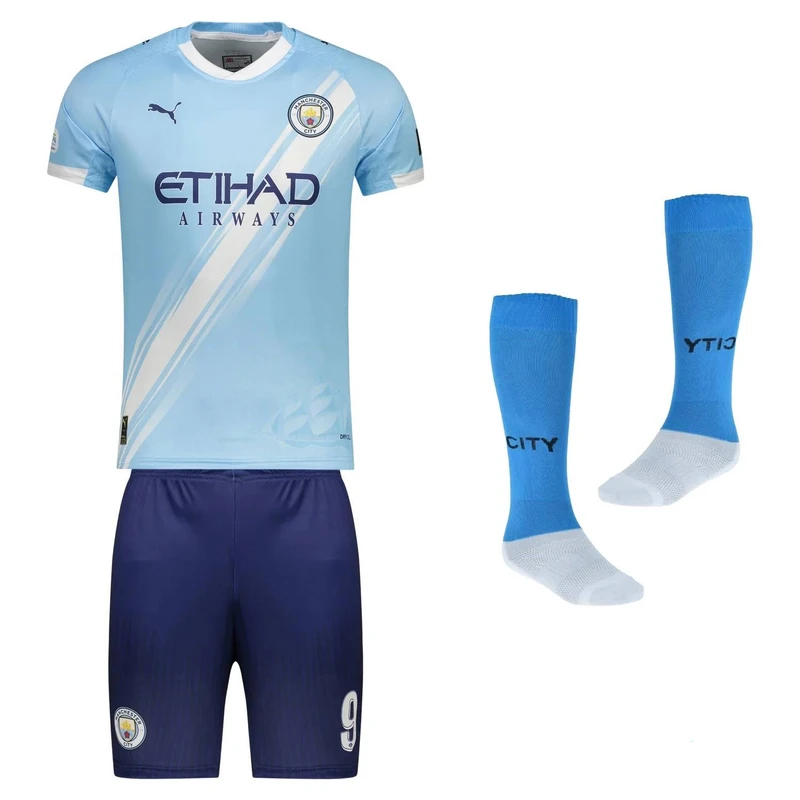 ست 3 تکه لباس ورزشی پسرانه مدل منچسترسیتی هالند کد 2026f