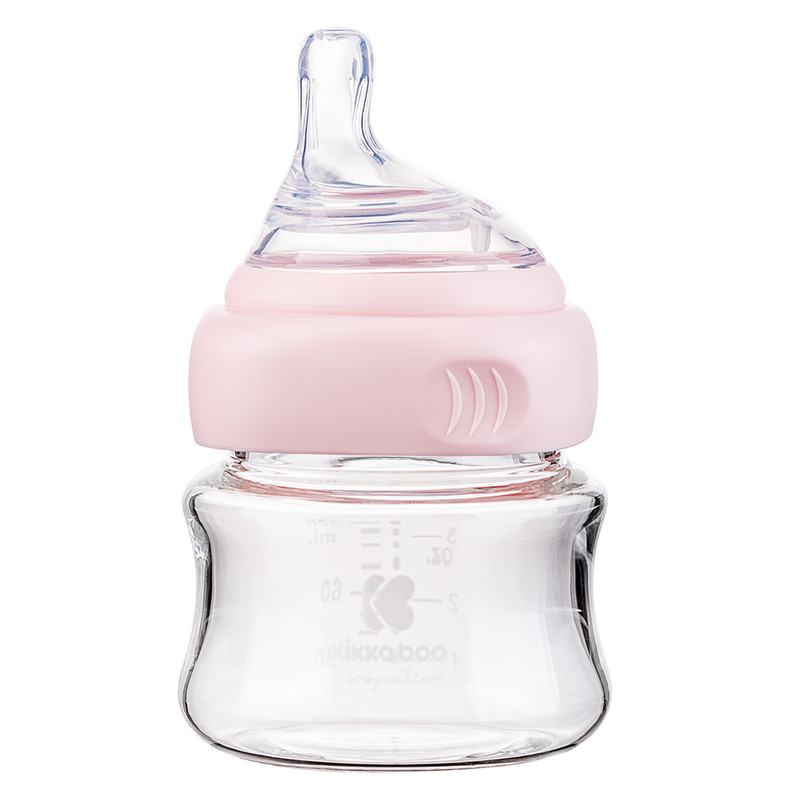 شیشه شیر کیکابو مدل گلس باتل گنجایش 100 میلی لیتر