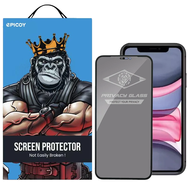 محافظ صفحه نمایش حریم شخصی اپیکوی مدل PvSight مناسب برای گوشی موبایل اپل iPhone 11 / Xr
