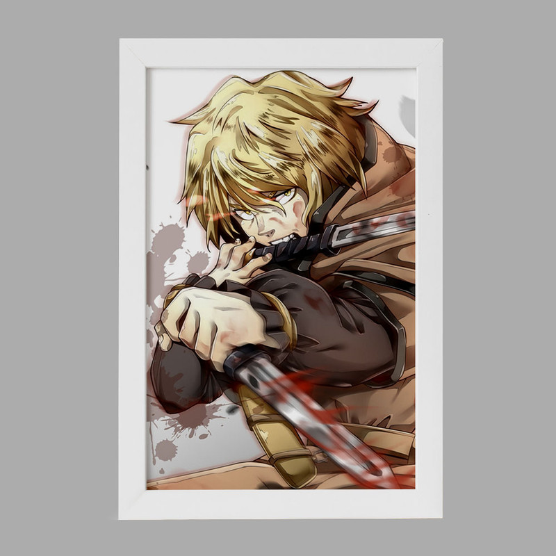 تابلو خندالو مدل تورفین انیمه حماسه وینلند Vinland Saga کد 27488