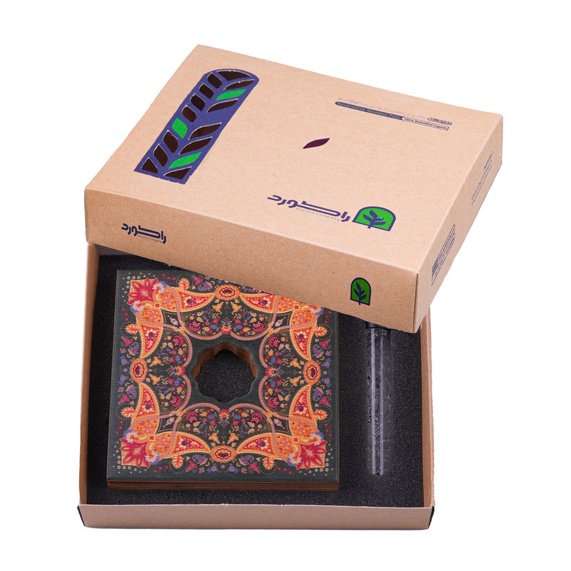 گلدان دکوری راکورد مدل P-127 طرح ترمه