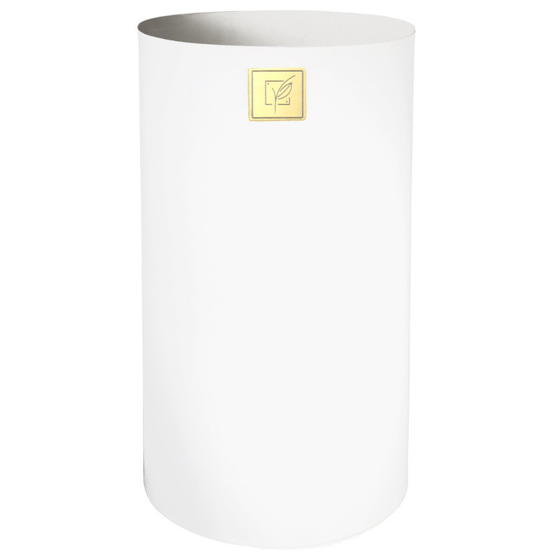 گلدان مدل استوانه ای فلزی گل آذین کد 525